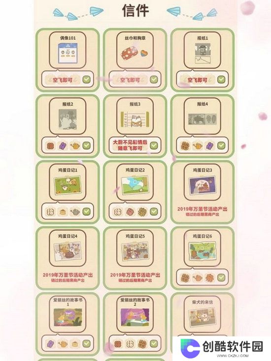 动物餐厅信件攻略最全最新分享