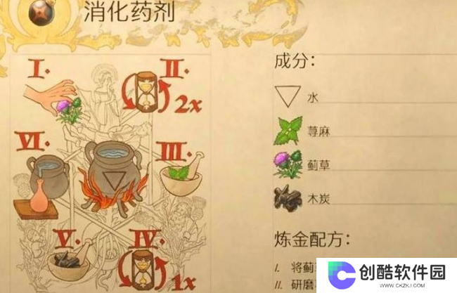 《天国：拯救2》消化药剂制作流程介绍
