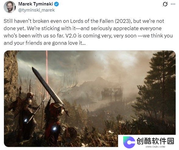 《堕落之主》发售至今仍未回本 会继续努力更新